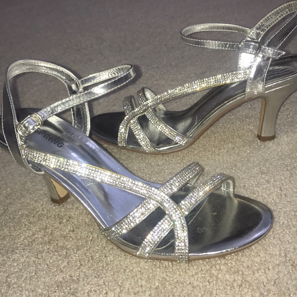 Silver heels